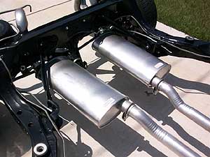 thumbnail image 2 of The Parts Place Inc. Pre-Bent Aluminized Dual Exhaust Kit For 1968-72 Chevelle SB 2 of 6